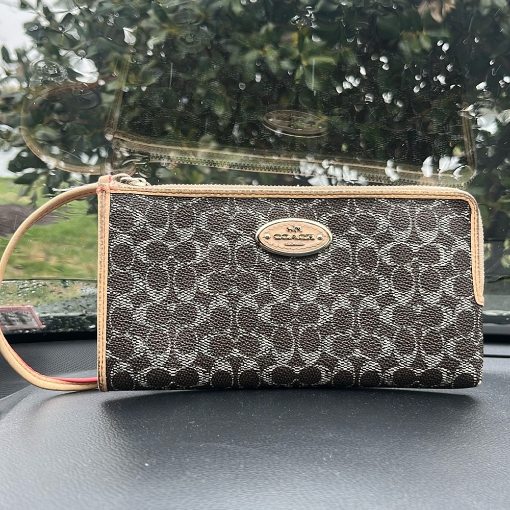 Coach wrist wallet